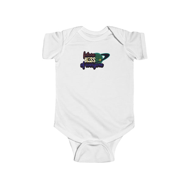 Future boss of everything Infant Fine Jersey Bodysuit